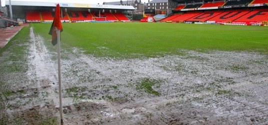 Tannadice - Waterlogged